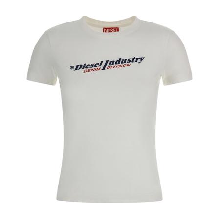 Diesel, T-Shirts Biały, Kobieta, Rozmiar: S
