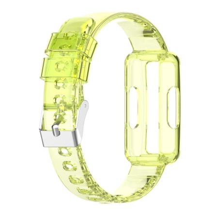 För Fitbit inspire 2 Transparent Silikon Integrated Watch Band