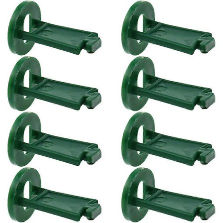 Drivhus Twist Klips Drivhuskrok Plante Blomst Hengende Klemmer Sett for Fikseringssett Hagedeler Drivhus Gadgets Drivhus Hengende Verktøy - 50 stk