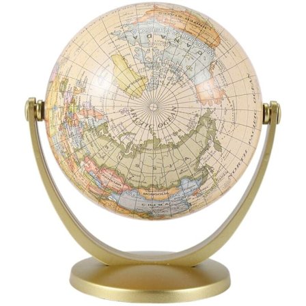 Roterande jordglob i antikstil för hem, kontor, skrivbord, geografi, karta, pedagogiskt lärande, skolmaterial