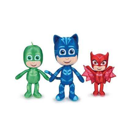 3-pack Pj Masks Pyjamashjältarna Kattpojken Ugglis Gecko Plush G Multifärg