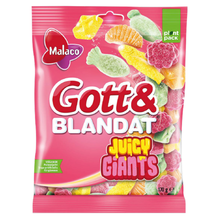MALACO Gott & Blandat Juicy Giants 170 g