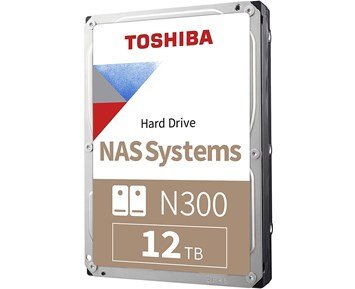 Toshiba-N300 NAS 3,5'' 12TB-Harddisk designet for NAS og lagringssystemer-Computer components-SATA 3,5"