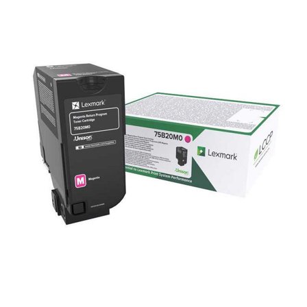 LEXMARK Toner 75B20M0 Magenta - Lyreco - Toner och bläck - Tonerkassetter - Toner Lexmark