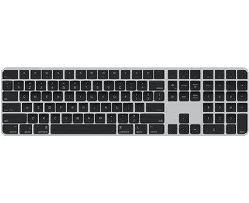 Apple-Magic Keyboard with Touch ID and Numeric Keypad for Mac models with Apple silicon - Norwegian - Black Keys-Apple Magic Keyboard med Touch ID & 