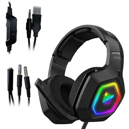 Stereo Pc Gaming Headset With Noise Canceling Mic For Ps4 Ps5 Xbox Series