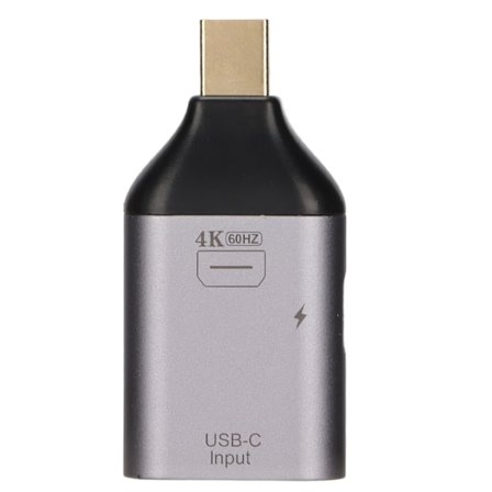 4K 60Hz USB C hona till mini displayport hane adapter omvandlare och PD strömadapter för mobiltelefon PC projektor och bildskärm