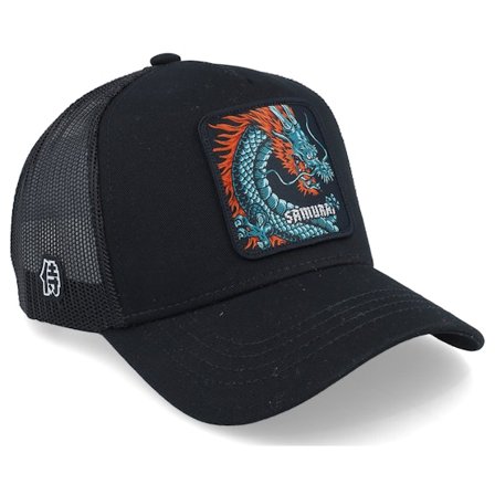 Capslab - Noir trucker Casquette - Fantastic Beasts Dragon Black Trucker @ Hatstore