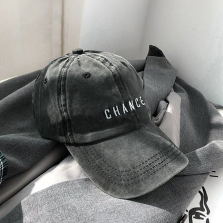 Hatt Dam Sommar Bokstav Broderi Mjuk Topp Retro Industri