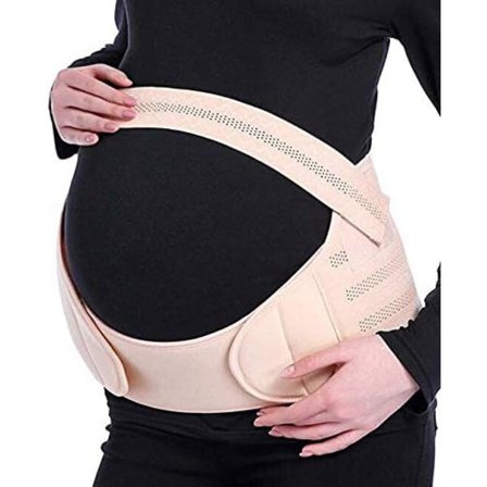 Maternitybelte Graviditetsstøttebelte Bump Band Pustende Komfortabelt Belte Ryggstøttebelte Mage Rygg Bump Brace Stropp (M)