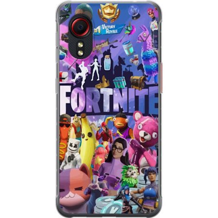 Kompatibelt Mobilskal till Samsung Samsung Galaxy Xcover 5 Fortnite Karaktärer Spelmotiv Ikoner Gaming Design Populär