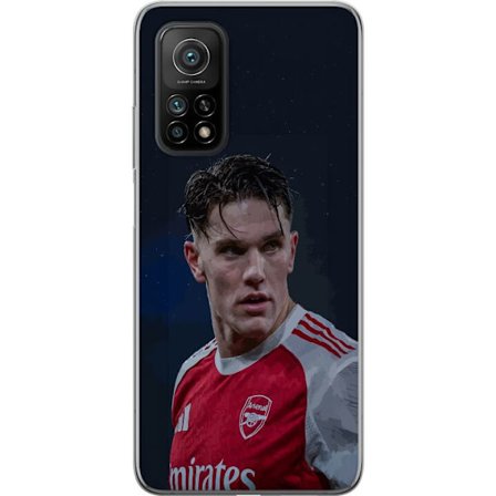 Kompatibelt Mobildeksel til Xiaomi Mi 10T 5G Pastellregnbue med hvite stjerner og myk fargeovergang i drømmende himmeldesign