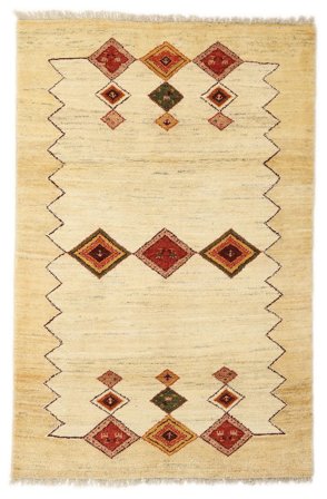 Gabbeh Persia Fine Rug 115X175 Orange/Beige Wool, Persia/Iran