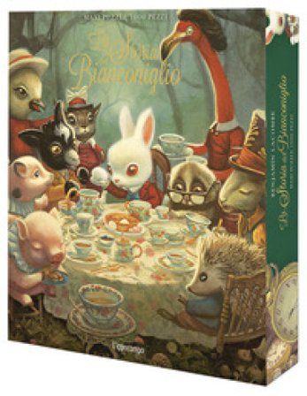 La storia del Bianconiglio 1000 pezzi Benjamin Lacombe