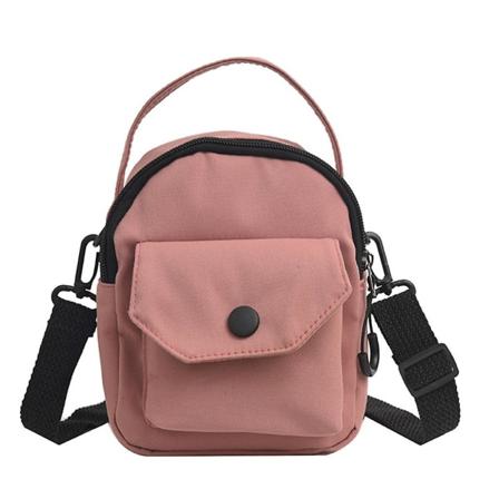 Crossbody Taske Skuldertasker Til Kvinder Forretningspung Håndtaske Messenger Pink