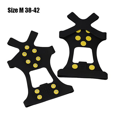 10-studs snöiskloklättring Anti-slip Spikes Grips Crampon C