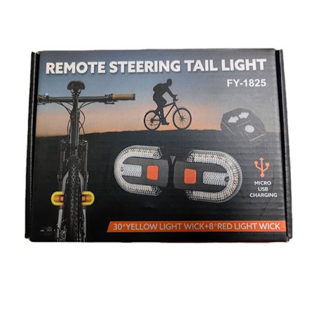 Pyörän vilkkuvalo, kirkas pyörän vilkkuvalo edessä ja takana IPX