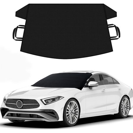 Anti-Freeze Tæppe til Bil, Forrude Beskyttelse, Frost Tæppe, Is Tæppe, Forrude Dækken Anti-Freeze, Fryse Tæppe til Bil, Sort