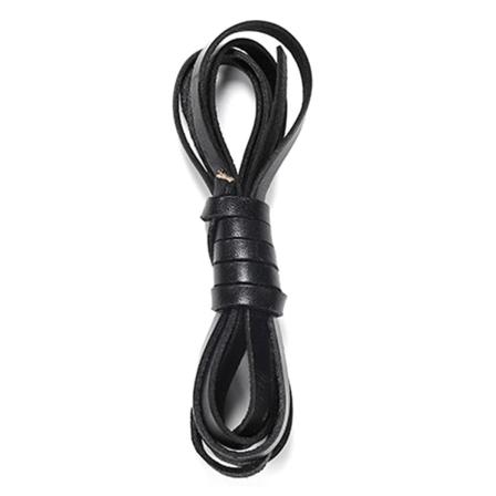 Læderreb Læder Toplag SORT black