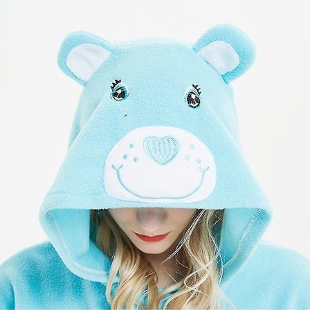 Unisex Aikuisten Eläimen Onesie Plus-kokoinen Pyjama Plus-kokoinen Yksikokoinen Cosplay-asu Ihastuttava Karhu
