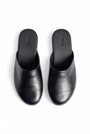 NA-KD Mocassins en cuir à enfiler - Chaussures en cuir - Noir - EU 41