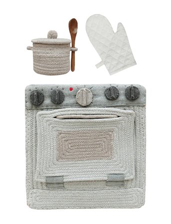 Play Basket Kitchen Grey Lorena Canals