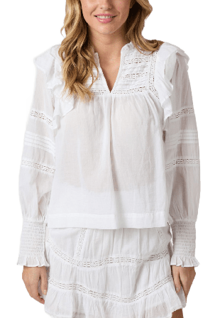 Neo Noir Mauri S Voile Blouse Blusar Dam Vit 38