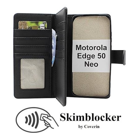 Skimblocker Motorola Edge 50 Neo XL Plånboksfodral
