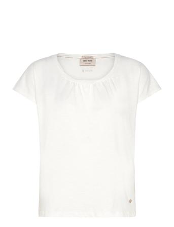Mmdeb O-Neck Tee Cream MOS MOSH