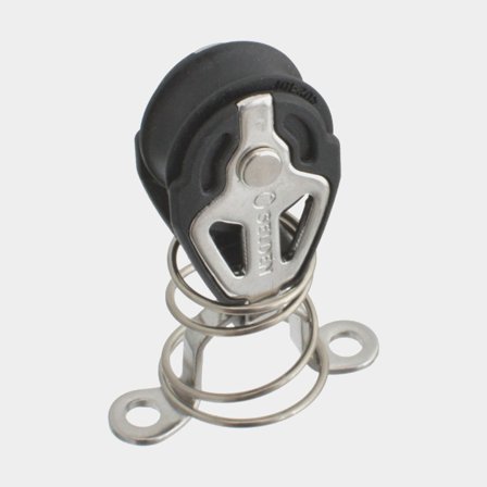 Einfachblock Seldén BBB 20, fest, kugelgelagert, stehend, passt für Leinen Ø2 - 6 mm - Boot