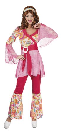 Happy Diva Hippie Karnevalskostyme S