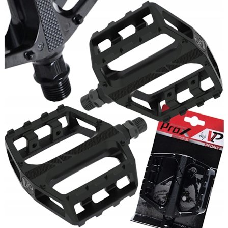 Kestävä Maastopyörän Alumiinipoljin VP-506, Musta