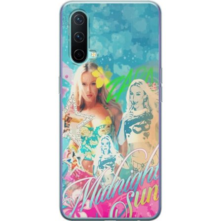 Kompatibelt Mobildeksel til OnePlus Nord CE 5G Eventyrverden med Steve, Creeper og dyr i fargerik blokkgrafikk