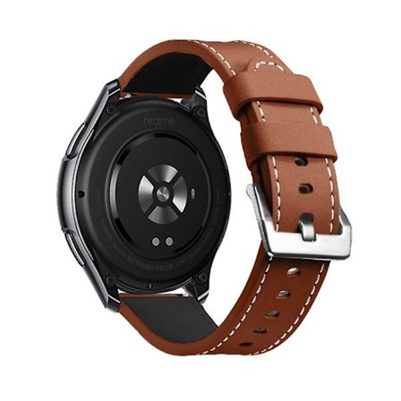 för realme-Watch T1 Band Justerbart Smartwatch Armband Läder Anti-Scratch