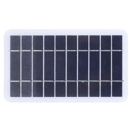 2W 5V Polykrystallinsk Silicium Solpanel Udendørs Solcelle Batterioplader Mobil Strømforsyning til Opladning af Mobiltelefon