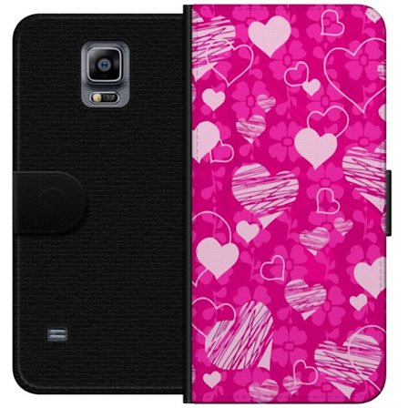 Yhteensopiva Lompakkokotelo Samsung Samsung Galaxy Note 4 PopSydänKuviointi