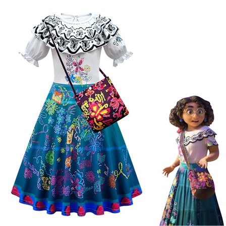 Encanto Film Karakter Dolores Kostuum Meisjes Prinses Set