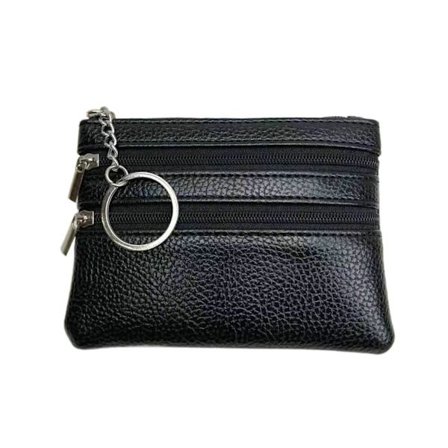 Dame Dame Lommebok Glidelås Lommebok SVART