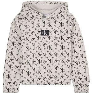 Kids - Calvin Klein Jeans Branded Hoodie Grey 14 Years - Jumpers and knitwear - 14 years - Grey - Mädchen
