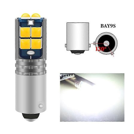 Hot 2 stk. T4W BA9S LED Pære BAX9S H21W BAY9S LED H6W H5W Super Lys LED Kompatibel med Baglygte Tågelygte Bil Lys Nummerplade Parkering Baklys