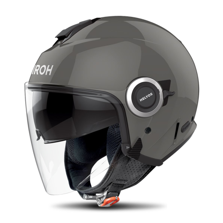 Jethelm Airoh Helios Donkergrijs Glanzend L