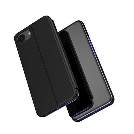 Clear View-etui for iPhone 16e Flip Cover - svart