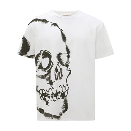 Alexander McQueen T-Shirts Hvid, Herre