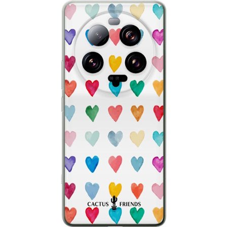 Yhteensopiva Puhelinkuori Xiaomi Xiaomi 13 Ultra Cactus and Friends - Watercolor Love Grid