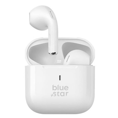Bluetooth-hörlurar Inbyggd mikrofon Touch-kontroller Blue Star White