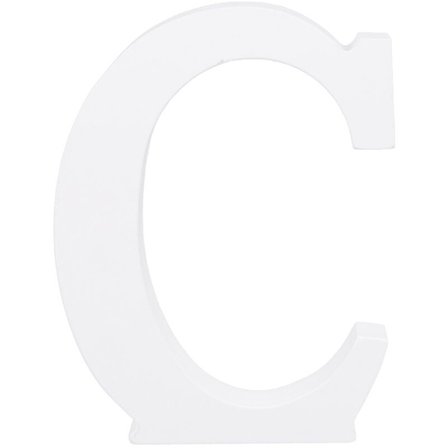 Korkeus 15 cm puinen aakkoset häät syntymäpäiväjuhlat C-koriste