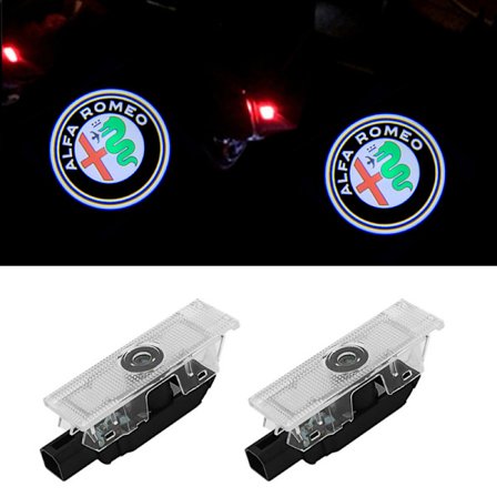 2 kpl auton oven valot, Alfa auton oven led projektori lamppu, auton ovi