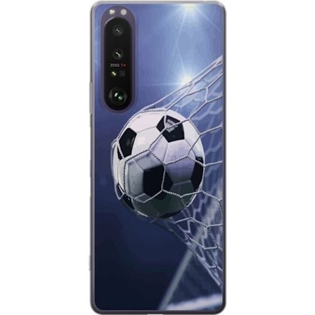 Kompatibelt Mobilskal till Sony Sony Xperia 1 III Fotboll Fart Nät Boll Sport Match