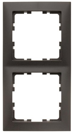 Berker S.1 Kombinationsram 2 fack, Strömbrytare & vägguttag