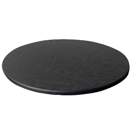 Vattentät Halkfri Rund Duk Bordsduk 120cm Svart